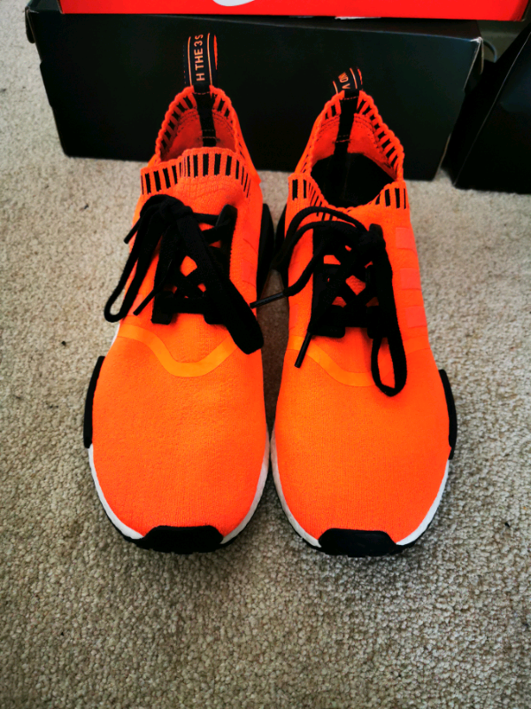 adidas nmd r1 orange noise